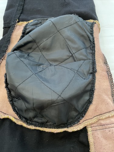 Bilt Iron Workers 0398 US Size 36 Reinforced Black Motorcycle Pants Kneepads - Picture 7 of 12