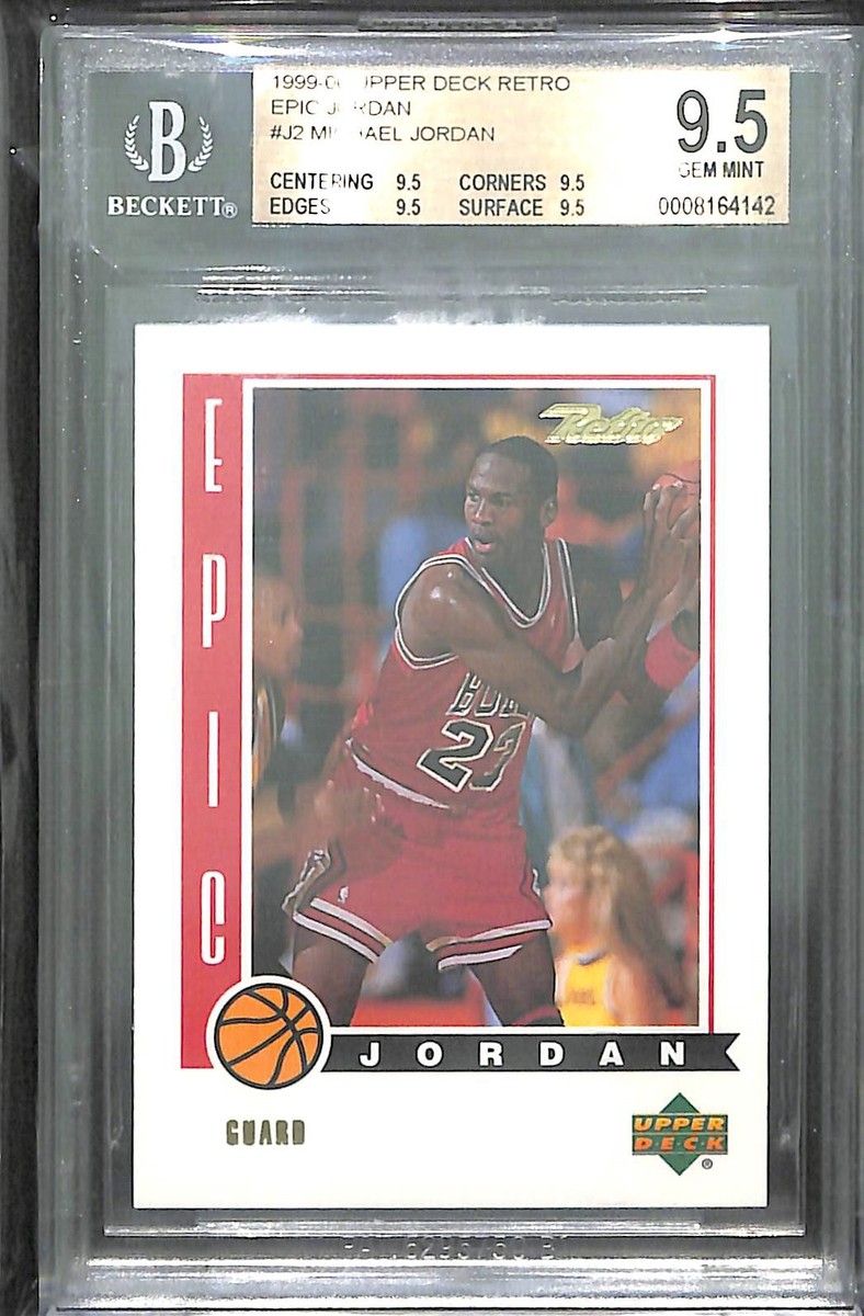 50枚限定MICHAEL JORDAN RETRO EPIC 1999-2000 Upper Deck Retro Epic #J2 Michael Jordan BGS 9.5