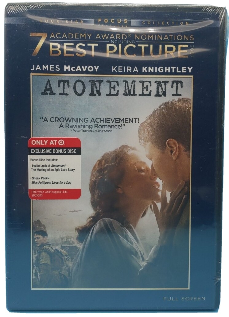 Atonement (DVD, 2008, Full Frame) Ex Library Good 25193328625| eBay