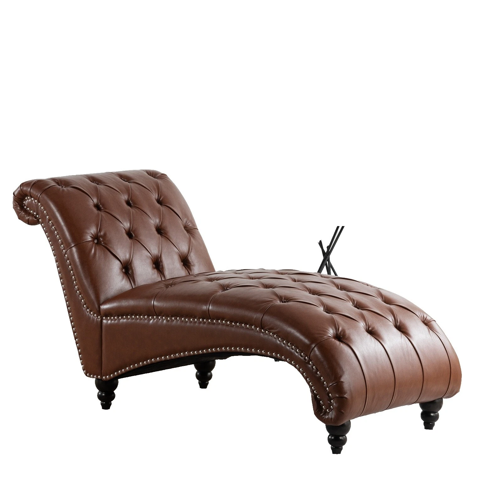 Metal de cuero de imitación divanes