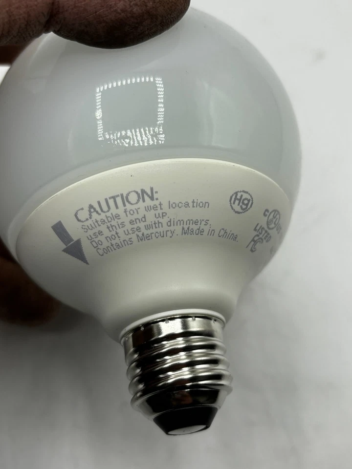 TCP 1G3014 GLOBE LAMPS G30 14W LIGHT BULB 8000 HOURS EDG30-14 2700K - Image 4 of 4