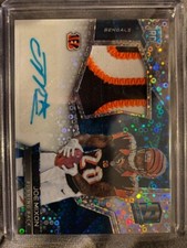Joe Mixon Rookie Card: 2017 Panini Prizm Spectra w/ jersey & autograph 51/75