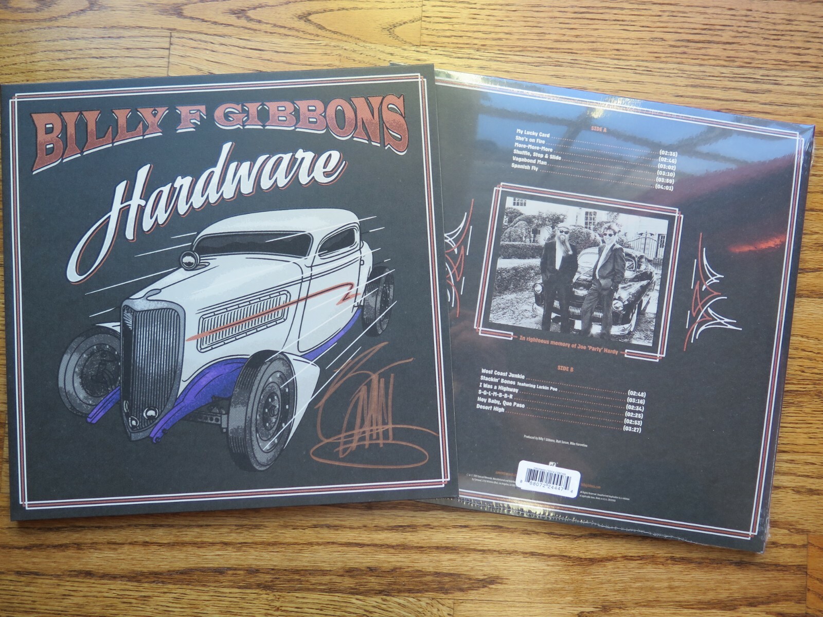SIGNED by Billy Gibbons | Hardware | ZZ TOP Orchid Colored Vinyl LP |  AUTOGRAPH | eBay