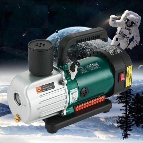 220V 1.8CFM 1 Stufe Kältemittel Vakuumpumpe Drehschieber Klimaanlage 20PA - Bild 2 von 18