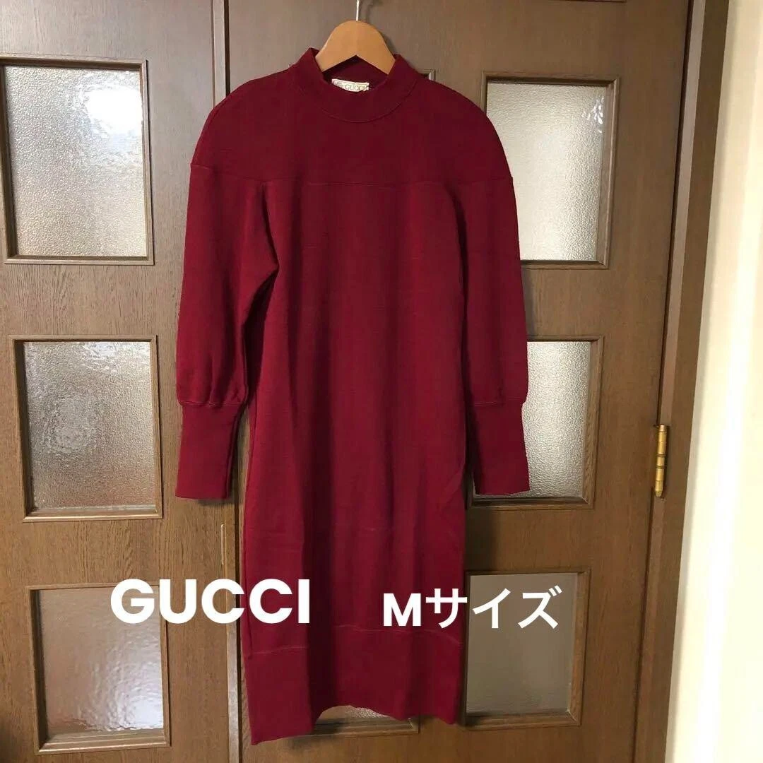 Robe GUCCI femme taille M laine rouge 202 0401 7262