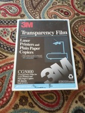 50 Sheets 3M Dual Purpose Transparency Film CG5000 for Copiers Laser Printers