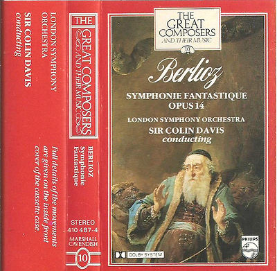 Berlioz Symphonie Fantastique CASSETTE ALBUM Colin Davis LSO Great Composers10  