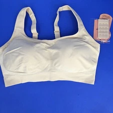 Shapermint Shaping Bra Large Beige Everyday Comfort Wireless Women
