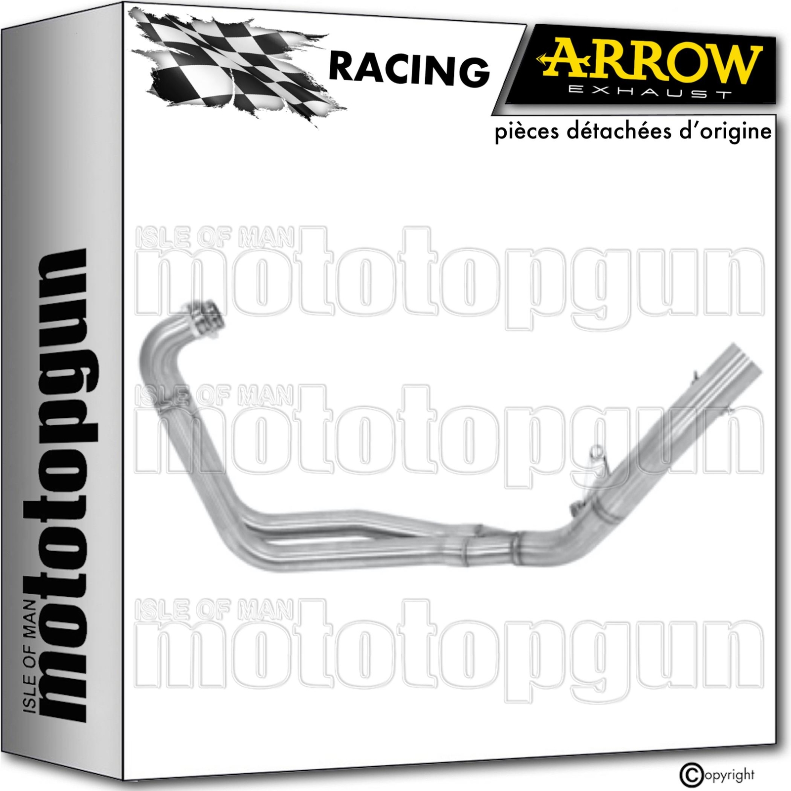 Collecteur Open Arrow pour BMW F800 R idéal pour les balades