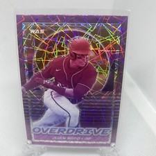 2021 Chronicles Overdrive Juan Soto PURPLE Velocity Prizm Card #13 Nationals!