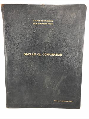 Sinclair Board of Directors Portfolio - Charles F McGoughran / Unique Petroliana