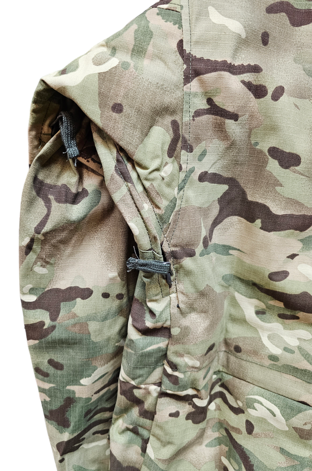 Giacca A Cappuccio Antivento Smock Woodland Camo Modello Anni '90 - Foto 2