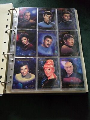 SkyBox Star Trek Master Series 1993 Sammelkarten TCG Base Set Komplett 1-90