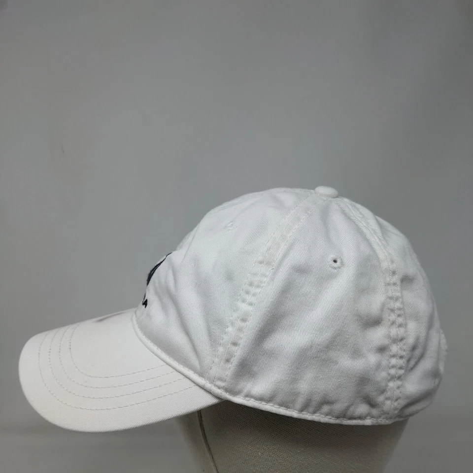 Nautica NS83 слайдбэк шляпа белый один размер регулируемый вышитый логотип хлопок - Изображение 3 из 4