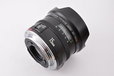 レンズ(単焦点) CANON FISHEYE LENS EF 15mm Near Mint] Canon EF 15mm f2.8 Fisheye Super Wide Angle AF