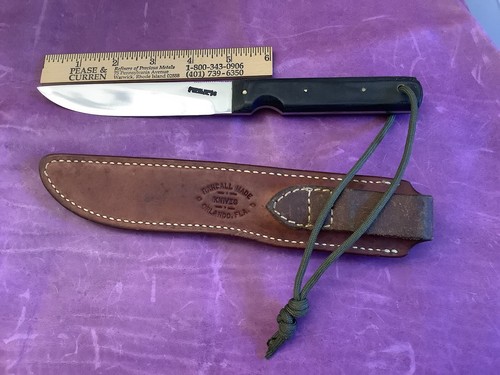 Vintage 5” blade Randall Made Salt Fisherman Knife & original Leather Sheath
