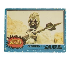 STAR WARS BLUE BORDER 1978 CARD STANI topps ARGENTINA RARE #15 vg condition