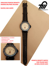 Orologio Franchi Menotti Marina Militare Italiana-Italian Navy Watch-Brand New-
