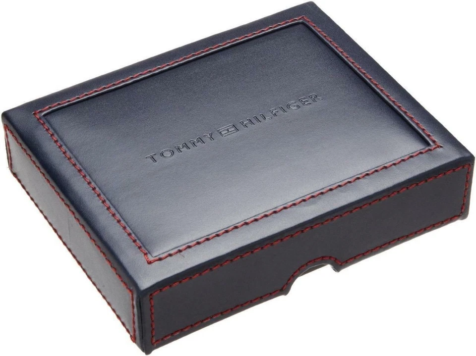 Tommy Hilfiger Hombre Cuero Premium Tarjeta de Crédito Identificación Billetera Pasaporte 31TL22X063 Foto 3 de 3