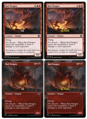 MTG Adventures in the Forgotten Realms AFR Red Dragon MINT (SELECT