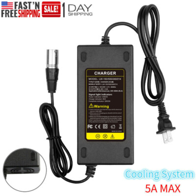 24v 5 amp 5A Heavy Duty 12AH-80AH Mobility Scooter Wheelchair Battery Charger