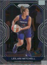 2021 Panini Prizm WNBA #3 Leilani Mitchell Washington Mystics