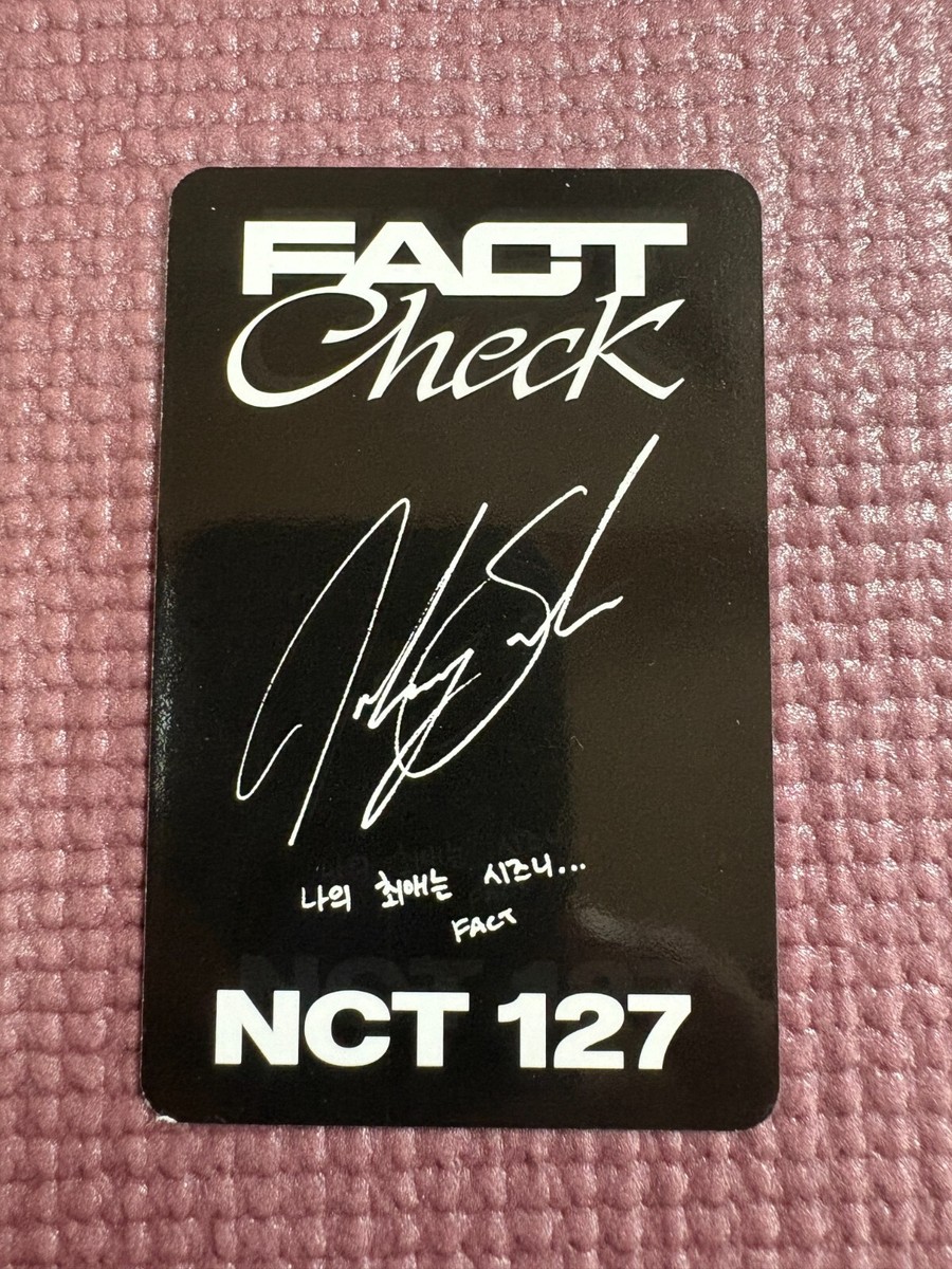 NCT127 Fact Check d2c マーク　トレカ　サイン NCT127 NCT 127 Fact Check Official Photo Card( Johnny ) | eBay