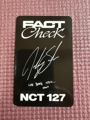 NCT127 Fact Check d2c マーク　トレカ　サイン NCT127 NCT 127 Fact Check Official Photo Card( Johnny ) | eBay