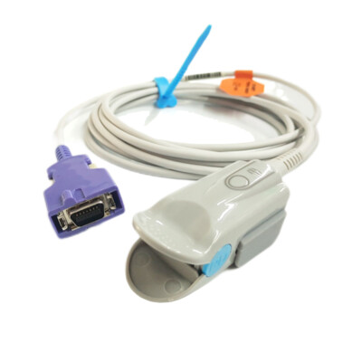 14pin Adult Finger Clip SpO2 Sensor Cable for Colin/Orman(Nellcor Oximax Tech)