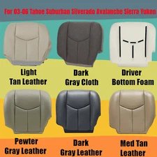 For 2003 2004 2005 2006 Chevy Silverado Sierra Driver Seat Cover / Cushion Foam