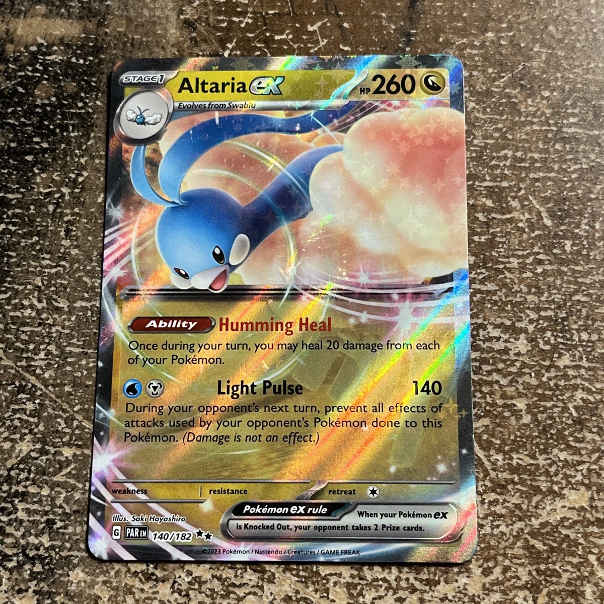 Altaria ex 140/182 Ultra Rare Paradox Rift Pokemon TCG | eBay