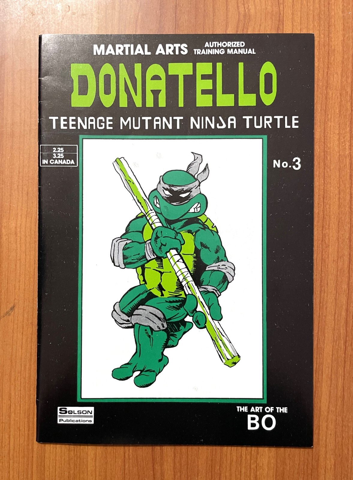 Solson, Donatello Martial Arts Training Manual 3, 1986, vf+ eBay