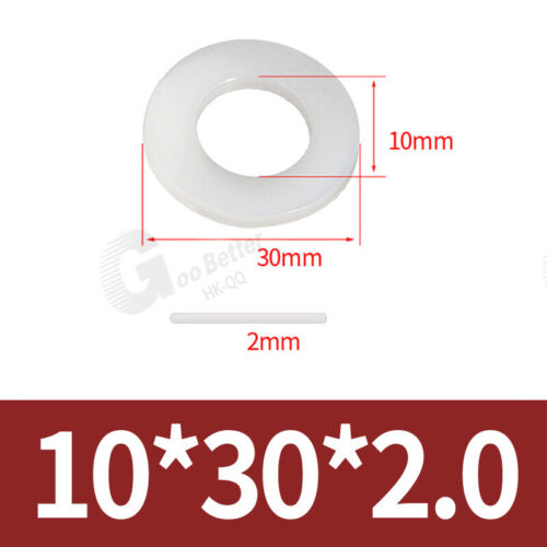 Unterlegscheiben DIN 125 Kunststoff Polyamid PVC M2 - M24 Beilagescheibe ISO7089 - Bild 88 von 121