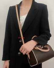 21   /47" Natural Crossbody Vachetta Leather Strap Replacement For Louis Vuitton