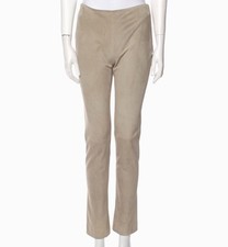 Ralph Lauren Collection 2 suede pants leggings jeans stretch leather 2790