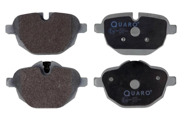 Plaquettes de frein Quaro QP8123 sans sifflement pour remplacer l'usure OE 101110769