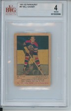 1951 Parkhurst #37 BILL GADSBY RC Beckett 4 VG-EX HOF Chicago Blackhawks HOF RC