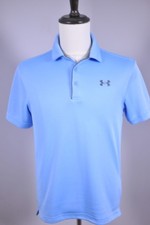 Under Armour Tech Polo Shirt Blue Men's Small S