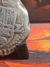 1607-1622 Mexico Cob 2 Reales Dug Silver Spanish Colonial Coin Phillip III