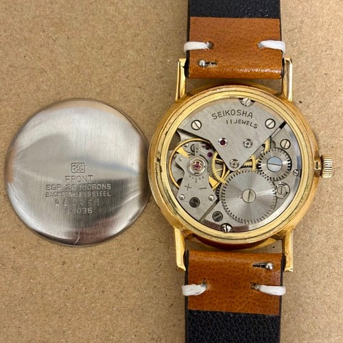 Seiko Laurel 14036 Vintage 1949 11 Jewels Manuel Automatique Montre Hommes - Photo 8 sur 8