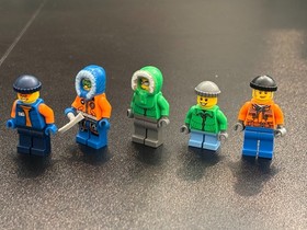 LEGO City Minifigure Lot (5) Arctic / Outdoor Workers