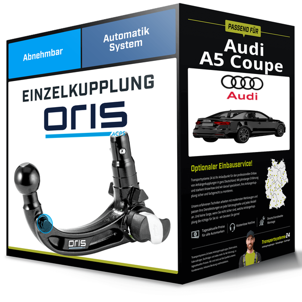Abnehmbare AnhäNgerkupplung FüR Audi A5 Coupe 06.2016-Jetzt Typ F53/ F5P Oris-image