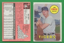 1969 Topps Baseball ~~~ JIM PRICE ~~~ No. 472 ~~~ FREE S/H