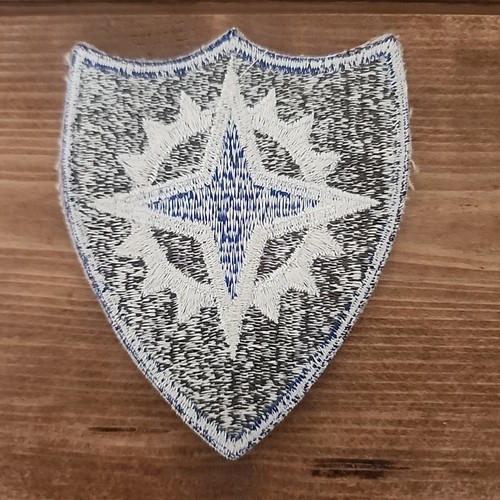 Parche original de la Segunda Guerra Mundial Ejército de los Estados Unidos 16º XVI Cuerpo Borde cortado Snow Back Segunda Guerra Mundial H0 - Imagen 2 de 3
