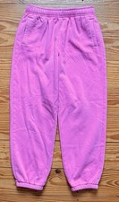 Girl  s Gap Kids Pink Fleece Sweatpants Joggers Pants size 10 L Large