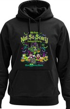 Disney World Mickey Not So Scary Halloween Party Hoodie Unisex Adult Black 2XL