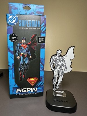 2025 Sdcc Exclusive FiGPiN Mystery Superman+Bizzaro Uncommon Superman Pin