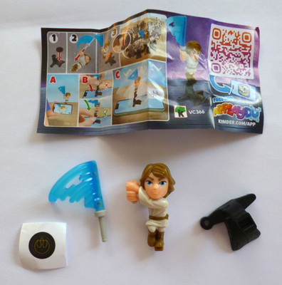 Star Wars Üeier Figur mit Bpz   *  Luke Skywalker VC 366   ** Ü Ei  Kinder 2026