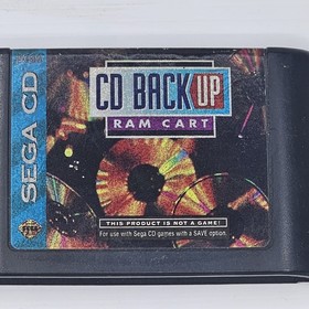 Sega CD Back Up Ram Cart Cartridge  Backup Authentic OEM - 