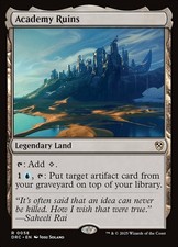 [1x] Academy Ruins Slight Play, English Aetherdrift Commander MTG Magic